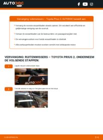 Vervanging uitvoeren: Ruitenwissers 1.5 Hybrid (NHW20_) Toyota Prius 2