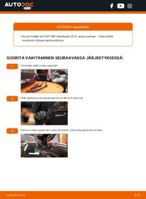 Kuinka vaihtaa Pyyhkijänsulat 1.2 (312AXA1A) Fiat 500 312 -autoon
