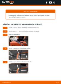 Jak provést výměnu: List stěrače Fabia I Sedan (6Y3) 1.4 16V