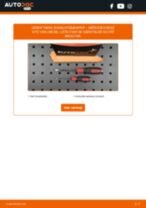 Trin-for-trin PDF-tutorial om skift af MERCEDES-BENZ VITO Box (638) Bagklapsdæmper