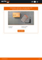 DIY-manual til udskiftning af Luftfilter i FIAT IDEA