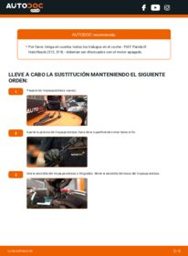 Cómo cambiar Escobillas de Limpiaparabrisas Fiat Panda 312