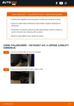 Online kézikönyv – saját kezű VW PASSAT Variant (3C5) Utastér levegő szűrő csere
