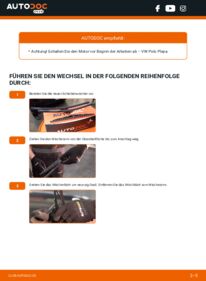 Wie der Wechsel durchführt wird: Scheibenwischer VW Polo Playa 1.4 tauschen