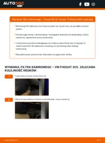 Jak wymienić Filtr powietrza kabinowy Passat B6 Variant (3C5) 2.0 TDI