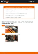 Den professionelle guide til udskiftning af Viskerblade på din Opel Zafira A 2.0 DTI 16V (F75)