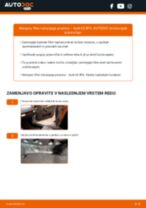 Vgraditi Filter notranjega prostora AUDI A3 Sportback (8PA) - priročniki po korakih