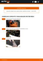 Metlice brisalcev spredaj in zadaj AUDI A3 Sportback (8PA) 2021 | PDF priročnik za zamenjavo