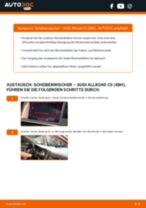 Die professionelle Anleitung für den Scheibenwischer-Wechsel bei deinem Audi Allroad 4BH 2.5 TDI quattro