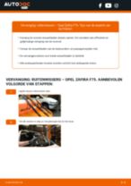 De professionele handleidingen voor Ruitenwissers-vervanging in je Opel Zafira f75 2.0 DTI 16V (F75)