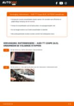 Hoe Achterruitwisser achter en vóór vervangen AUDI TT (8J3) - handleiding online