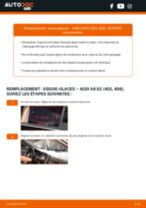 Comment changer Essuie-glaces Audi A8 4N2 arrière et avant - Manuel pdf