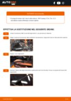 PDF manuale di sostituzione: Spazzole tergicristallo VW Touareg (7LA, 7L6, 7L7) posteriore e anteriore