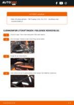 DIY-manual for utskifting av Vindusviskere i VW TOUAREG 2023