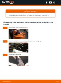Anleitung: Audi A3 8PA Scheibenwischer hinten wechseln - Anleitung