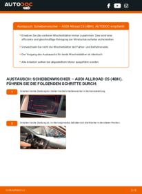 Wie der Wechsel ausgeführt wird: Scheibenwischer 2.5 TDI quattro Audi Allroad 4BH