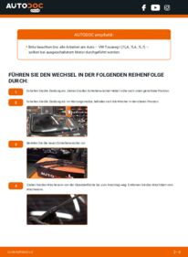 Wie VW Touran 1T1 1T2 Scheibenwischer hinten wechseln - Schritt für Schritt  Anleitung