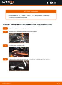 Kuinka vaihtaa Pyyhkijänsulat 2.5 R5 TDI VW Touareg 1 -autoon