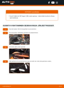 Kuinka vaihtaa Pyyhkijänsulat 2.0 TDI 4motion Tiguan 5n -autoon