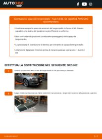 Come effettuare una sostituzione di Tergicristalli 2.0 TDI Audi A4 B8 Sedan