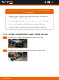 Comment effectuer un remplacement de Essuie-glace 2.0 TDI Audi A4 B8
