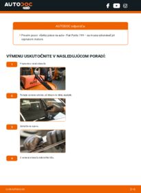 Ako vykonať výmenu: Stieracia liżta na Grande Punto Hatchback (199) 1.3 D Multijet