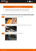 Βήμα-βήμα PDF οδηγιών για να αλλάξετε Μάκτρο καθαριστήρα σε VOLVO 940 II (944)