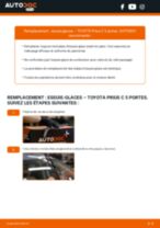 Manuel d'utilisation Prius C 5 portes 1.5 Hybrid (NHP10) pdf