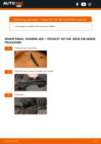Den professionelle guide til udskiftning af Viskerblade på din Peugeot 307 SW 1.6 HDI 110