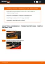 Den professionelle guide til udskiftning af Luftfilter på din Peugeot Expert 224 2.0 HDI 16V