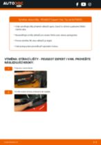 Jak vyměním List stěrače na mém autě Expert II Van 2.0 HDi 140? Průvodce krok za krokem