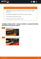 Profesionální průvodce výměnou součástky Klinovy zebrovany remen na tvém autě PEUGEOT EXPERT Platform/Chassis (223) 1.9 D