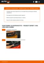 Üksikasjalik auto PEUGEOT EXPERT 20230 parandusjuhend PDF-formaadis