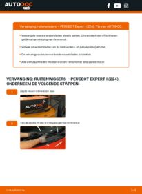 Vervanging uitvoeren: Ruitenwissers 2.0 HDI Peugeot Expert 224