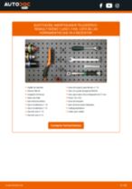 Cómo cambiar Kit amortiguadores delanteros y traseros RENAULT SCÉNIC I (JA0/1_) - manual en línea