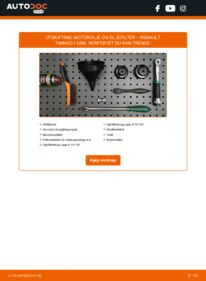 Slik bytter du Oljefilter 1.2 Renault Twingo 1 Van