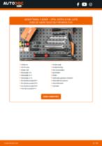 Trin-for-trin PDF-tutorial om skift af OPEL ASTRA G Hatchback (F48_, F08_) Fjeder