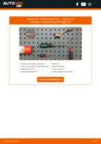 Как се сменя и регулират Ремонтен комплект, шарнир на носач / кормилна щанга на AUDI A4: pdf ръководство