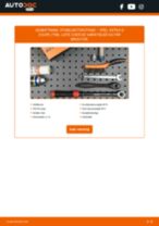 Trin-for-trin PDF-tutorial om skift af OPEL ASTRA G Coupe (F07_) Stabstag