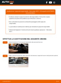 Sostituzione di Tergicristalli Mercedes W211 E 220 CDI 2.2 (211.006)