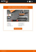 Tiešsaistes rokasgrāmata, kā pašam mainīt Savienotājstienis uz OPEL ASTRA G Box (F70)