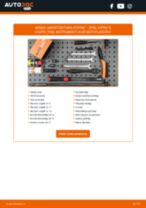 Rokasgrāmata PDF par Astra G Coupe (T98) 1.6 16V (F07) remonts un apkopi