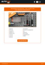 Hoe Hydrolager achter en vóór vervangen OPEL ASTRA G Box (F70) - handleiding online