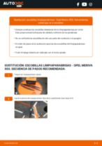 Manual de taller para efectuar reparaciones en carretera en MERIVA