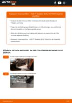 Schritt-für-Schritt-Anleitung im PDF-Format zum Innenraumfilter-Wechsel am AUDI TT Roadster (8J9)