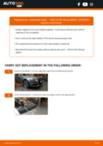 AUDI A4 Allroad (8WH, B9) change Wiper Blades front: guide pdf