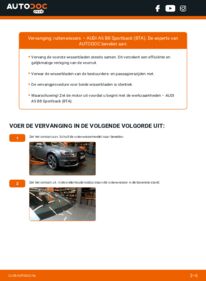 Vervanging uitvoeren: Ruitenwissers 2.0 TDI Audi A5 8ta
