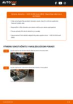 Podrobný PDF tutorial k výmene AUDI A4 Avant (8K5, B8) Stieracia liżta
