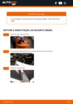 Como substituir Escovas limpa para brisas traseiro e dianteiro AUDI A4 Avant (8E5, B6) - manual online