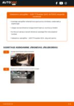 Automargi AUDI TT Roadster (8J9) hooldusgraafikud ja PDF-juhised, mis on su rahakotile toeks
